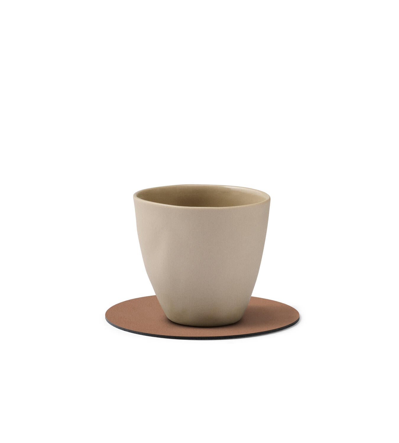 Nupo mat glasbrikker 4 stk., circle - Nature